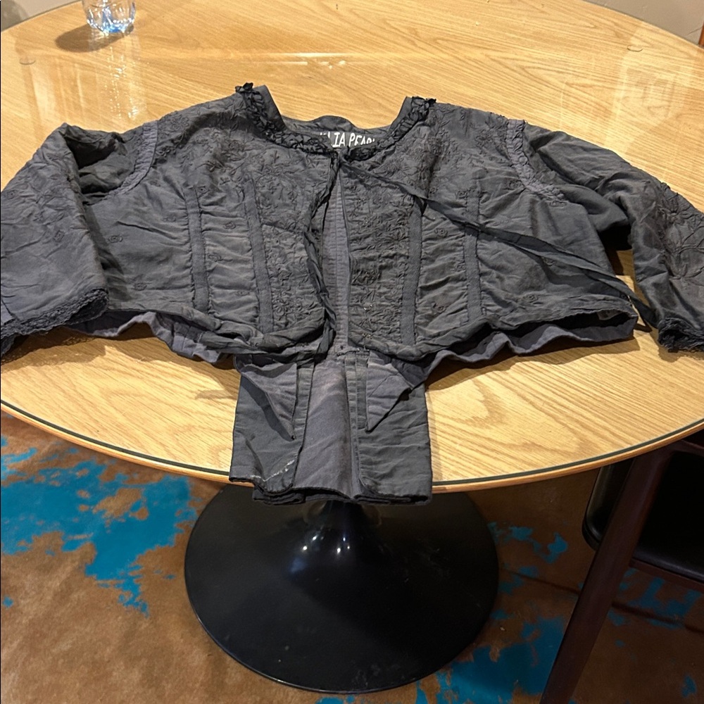 💥Really crazy cool💥 charcoal, deep heavily, detailed jacket with tails - Picture 2 of 9